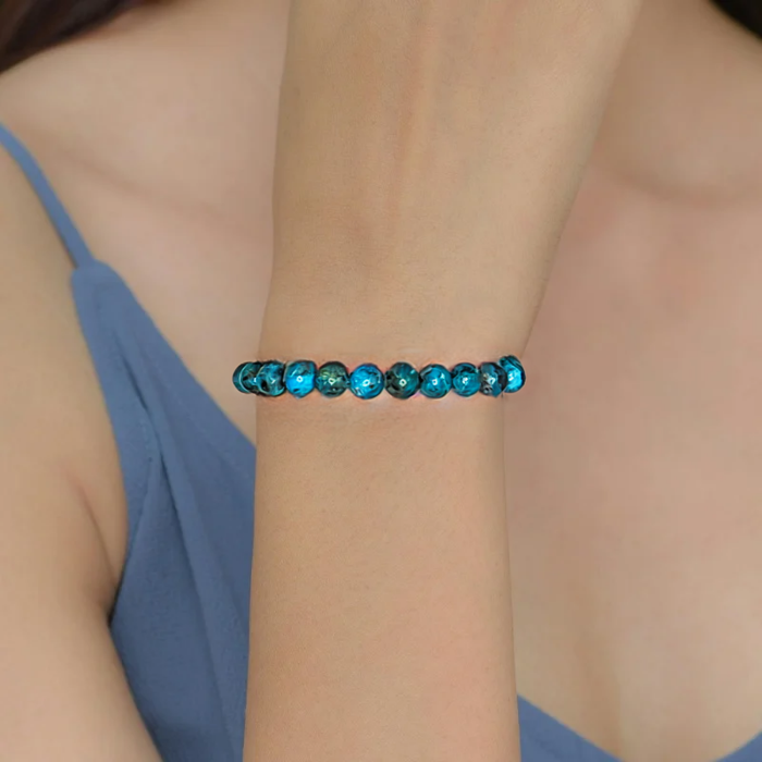 Turquoise bead bracelet