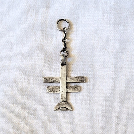 Rustic cross pendant