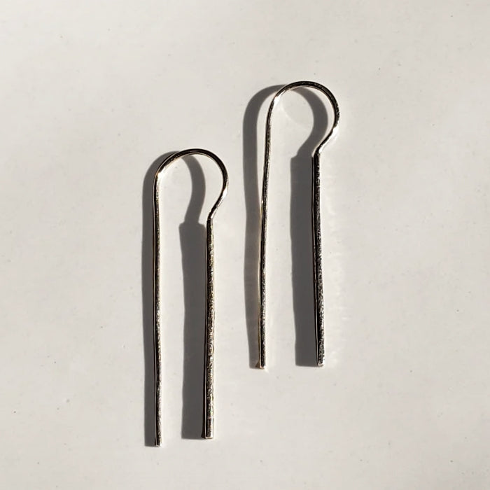 Cloud key earrings