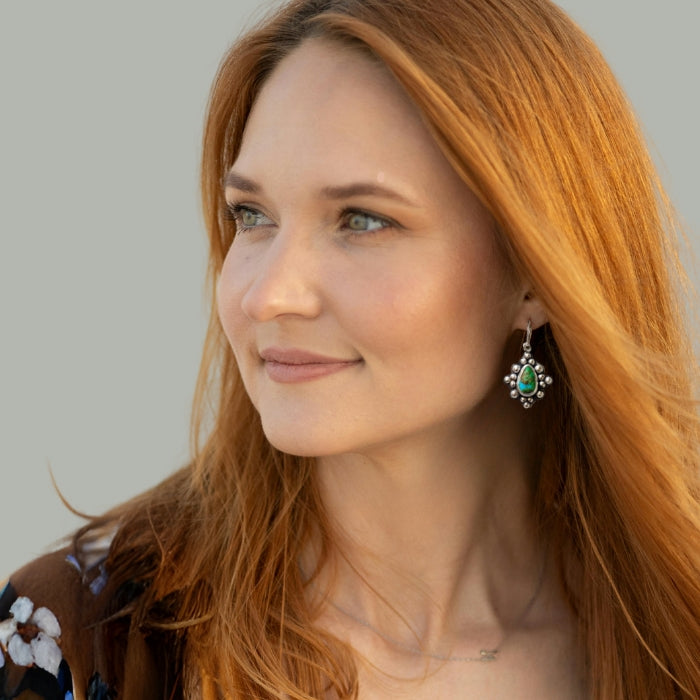 Sonoran turquoise earrings