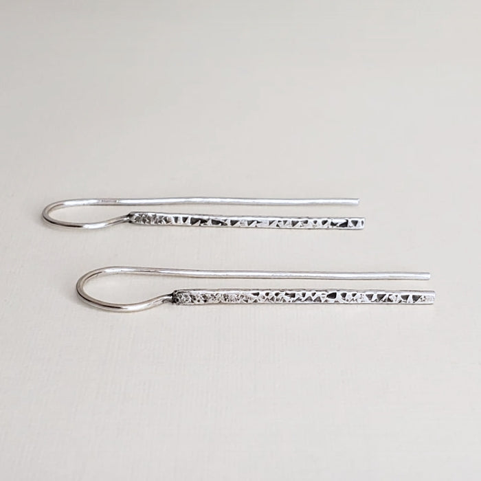 Cloud key earrings