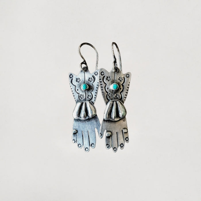 La mano bendita earrings