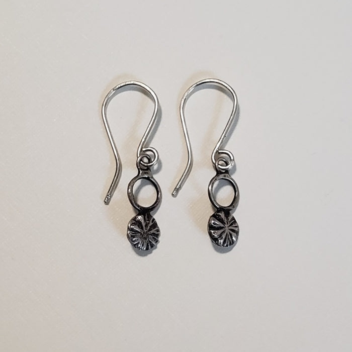 Marea noir drop earrings