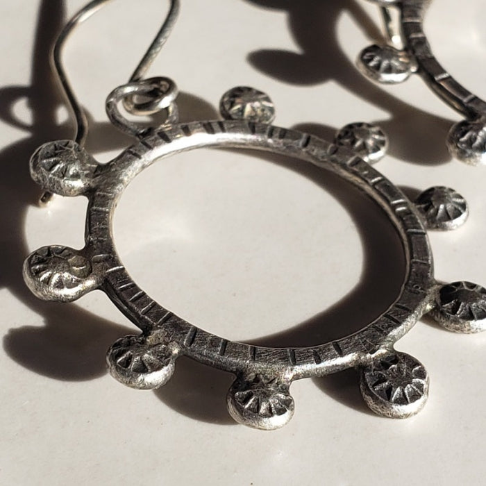 Gears of time earrings