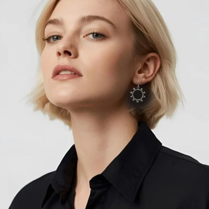 Gears of time earrings