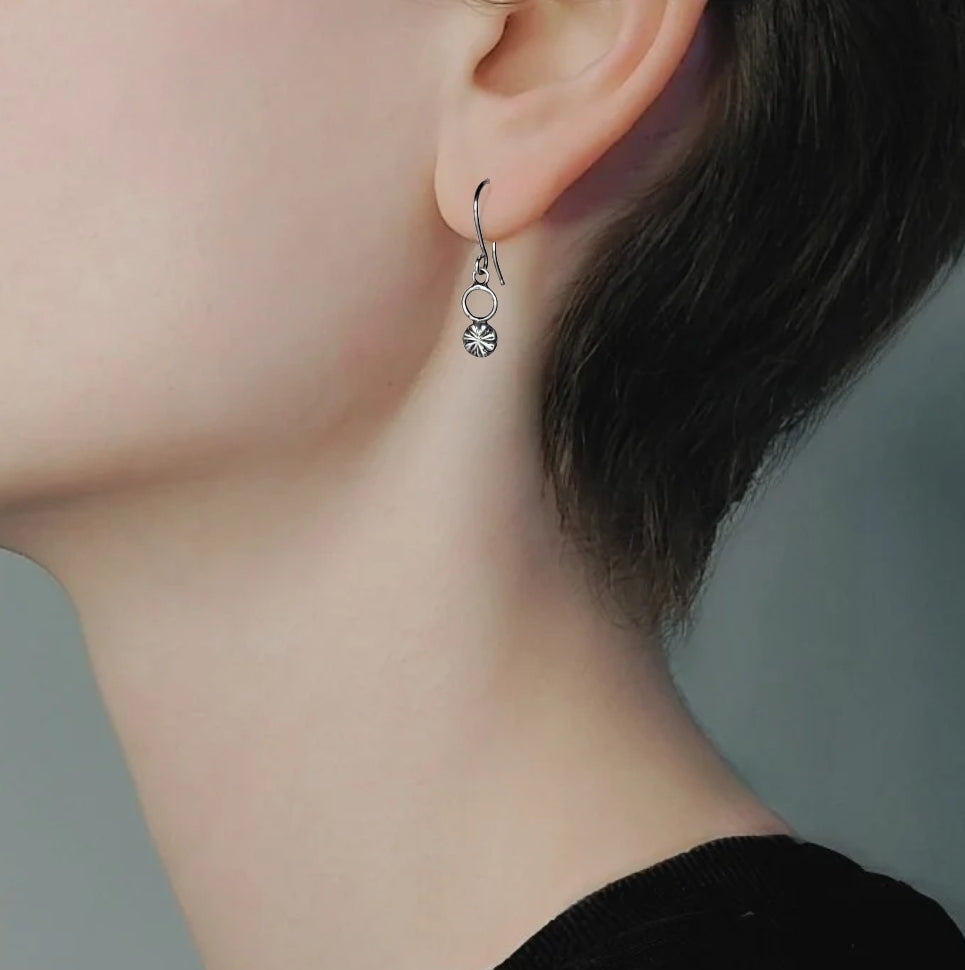 Marea noir earrings