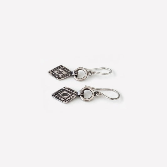 Sterling silver drop earrings