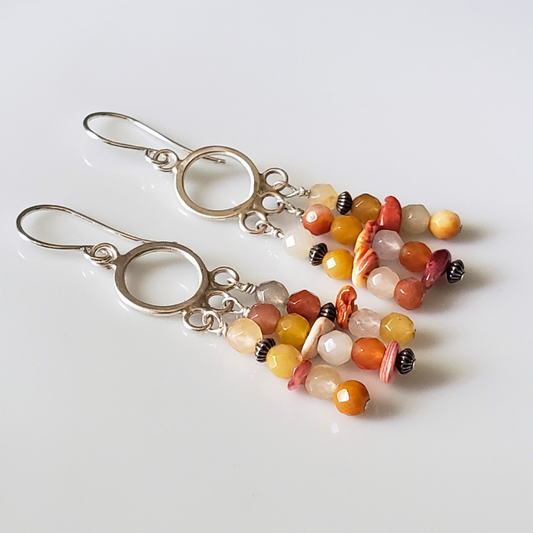 Sedona sunset beaded earrings