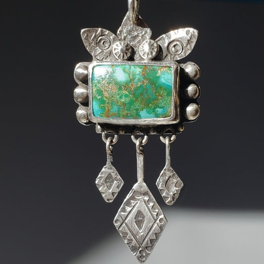 Juniper Breeze turquoise pendant