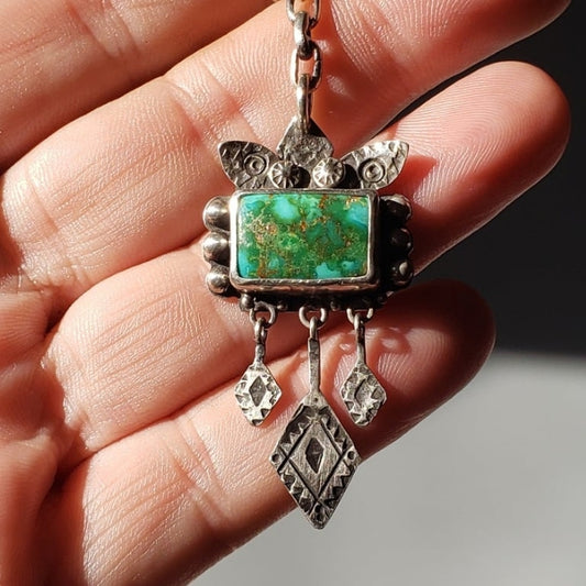Juniper Breeze turquoise pendant