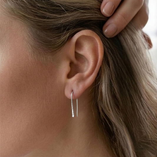 Sterling silver threader earrings