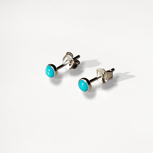 Turquoise stud earrings