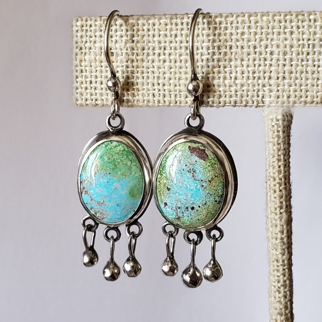 Turquoise dangle earrings