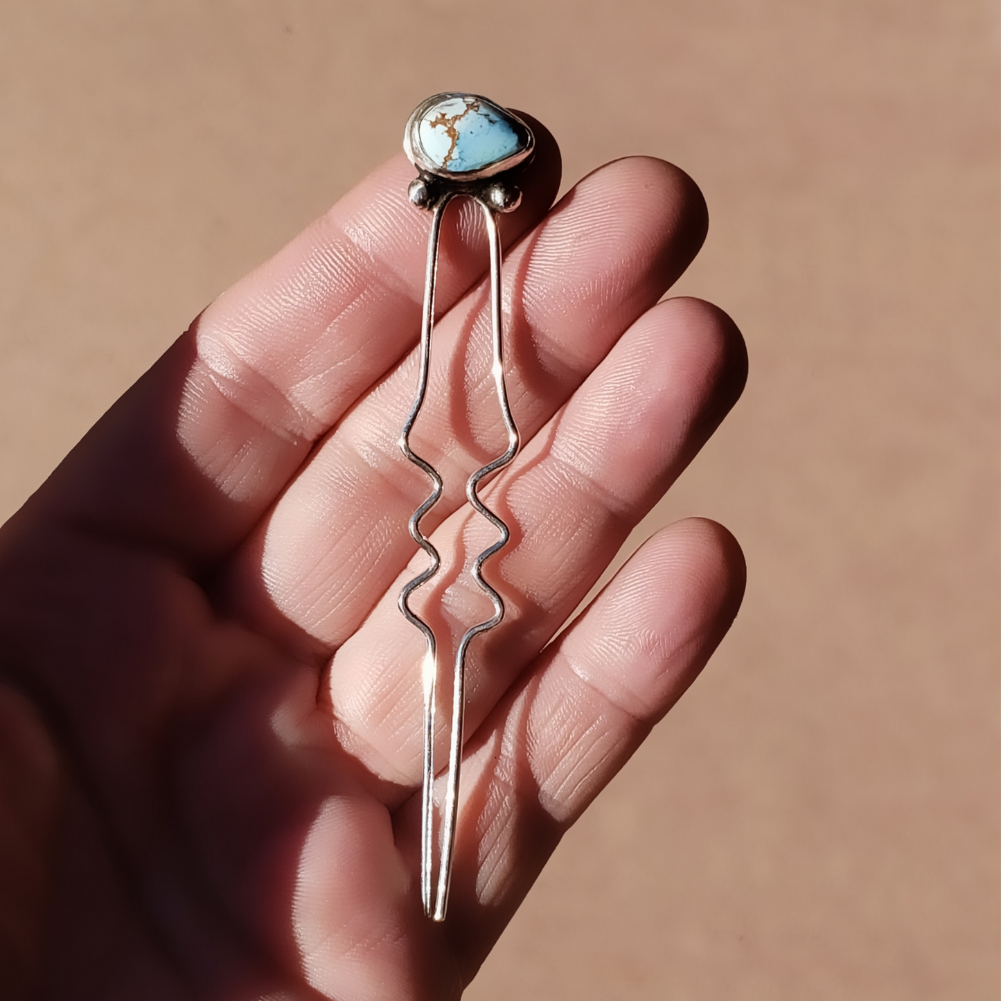 Sterling silver hair pin