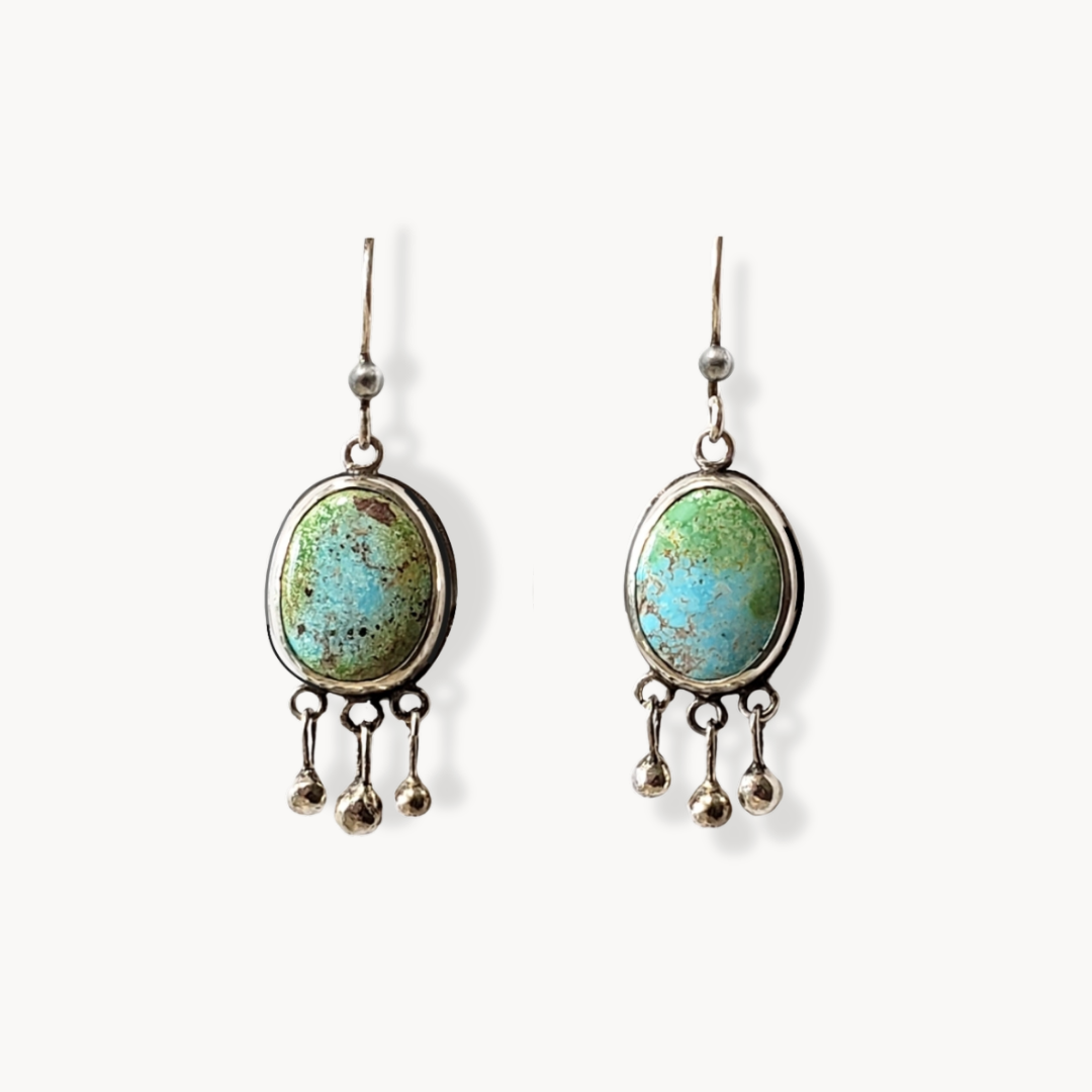 Turquoise dangle earrings