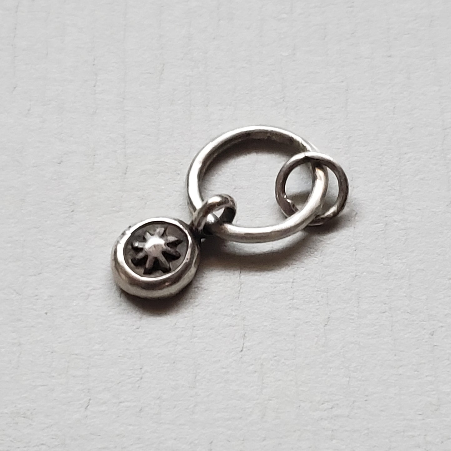 Silver berry charm
