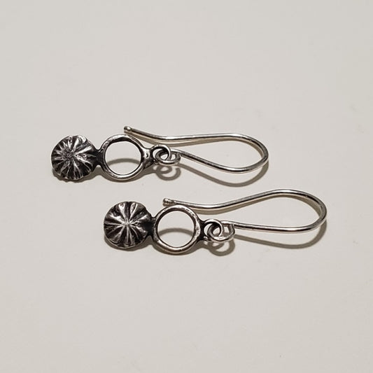 Marea noir drop earrings