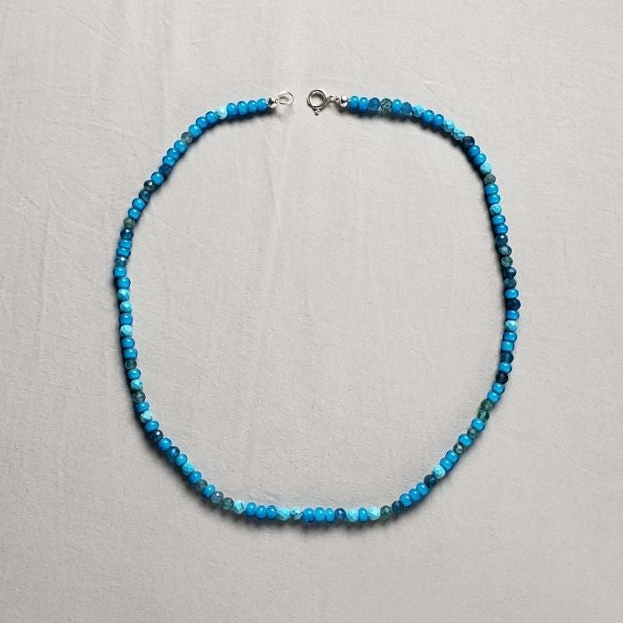 Turquoise beaded necklace