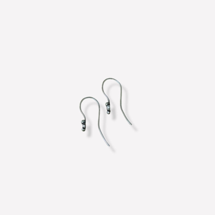 Sterling silver hook earrings