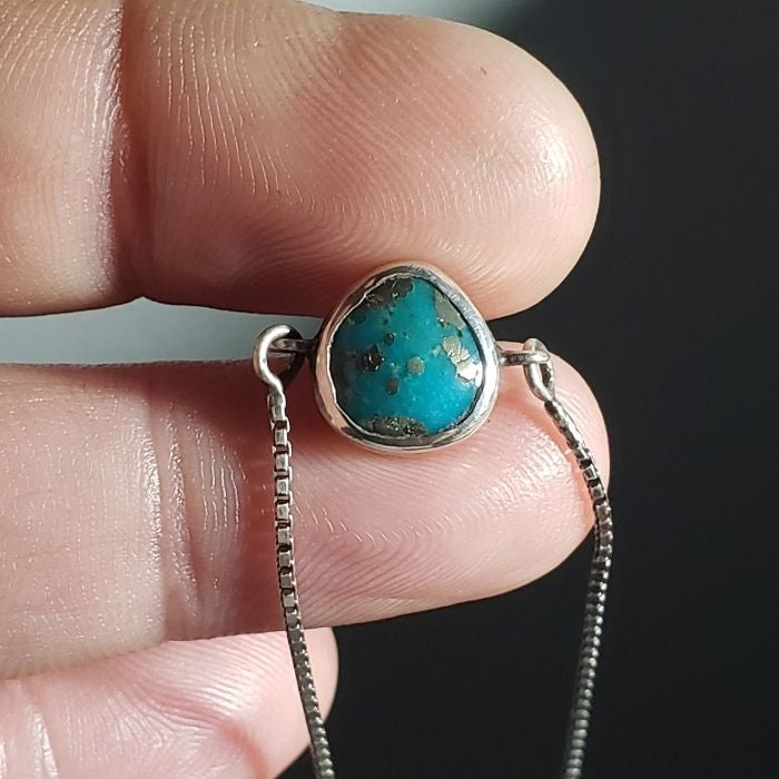 Turquoise chain bracelet