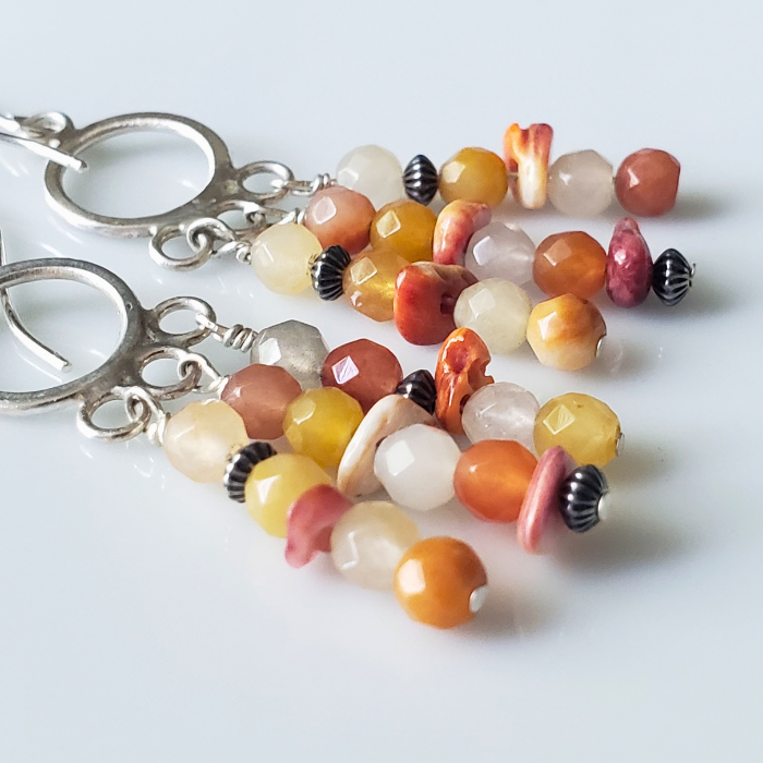 Sedona sunset beaded earrings
