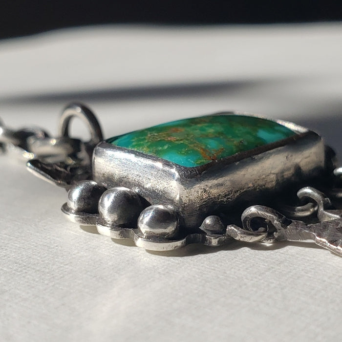 Juniper Breeze turquoise pendant