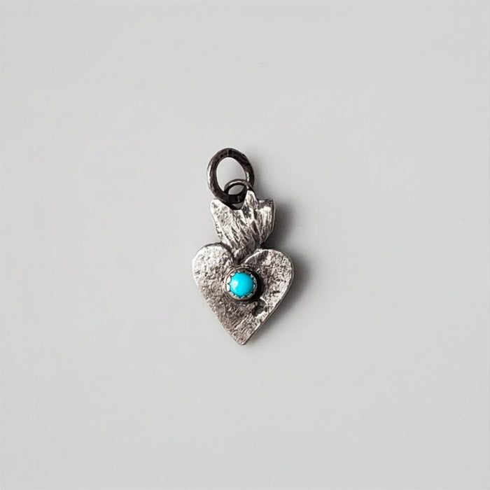 Turquoise charm pendant