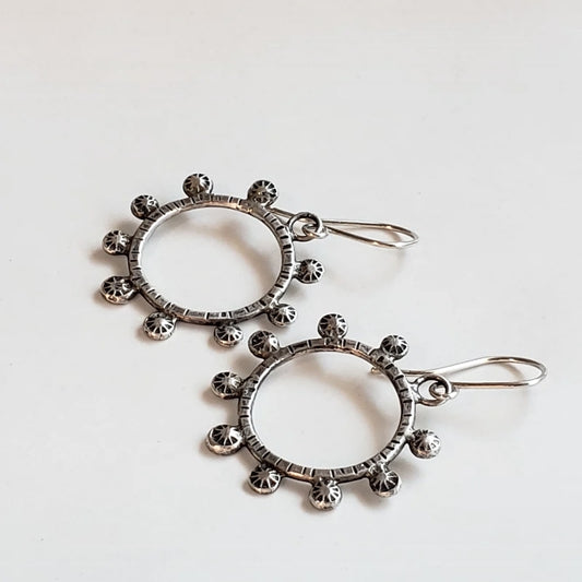 Gears of time earrings