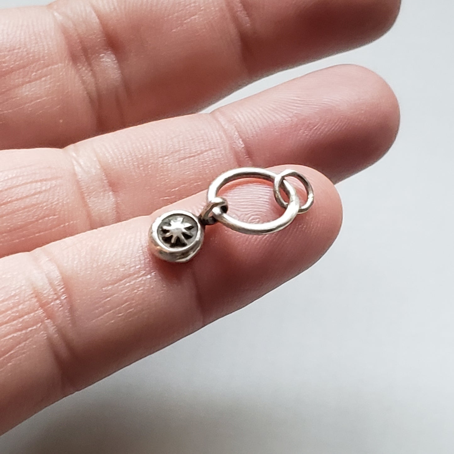 Silver berry charm