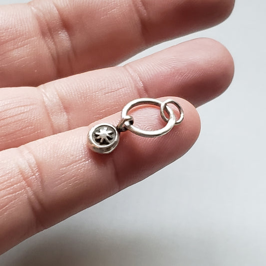 Silver berry charm