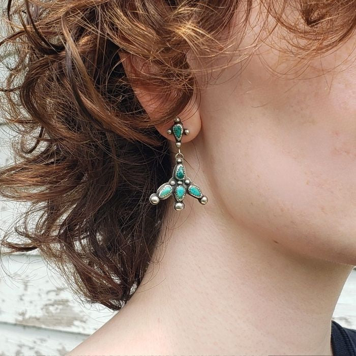 Turquoise drop earrings