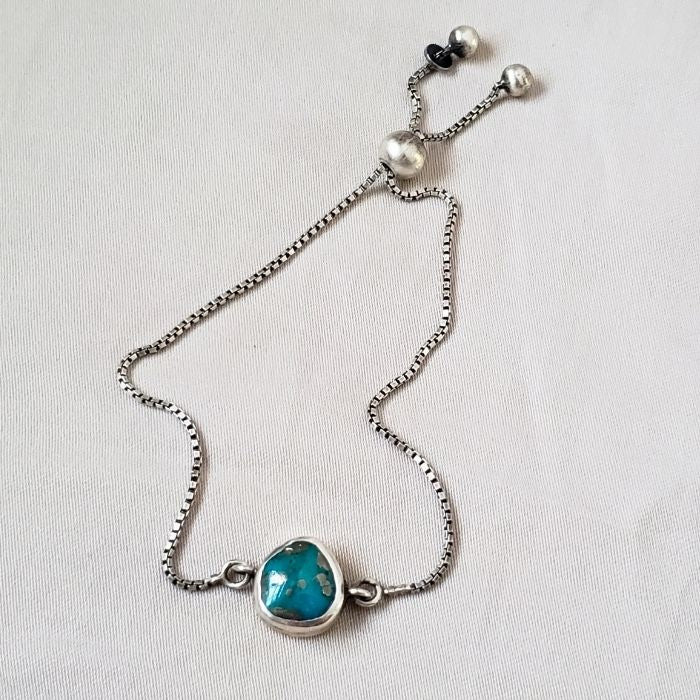 Turquoise chain bracelet