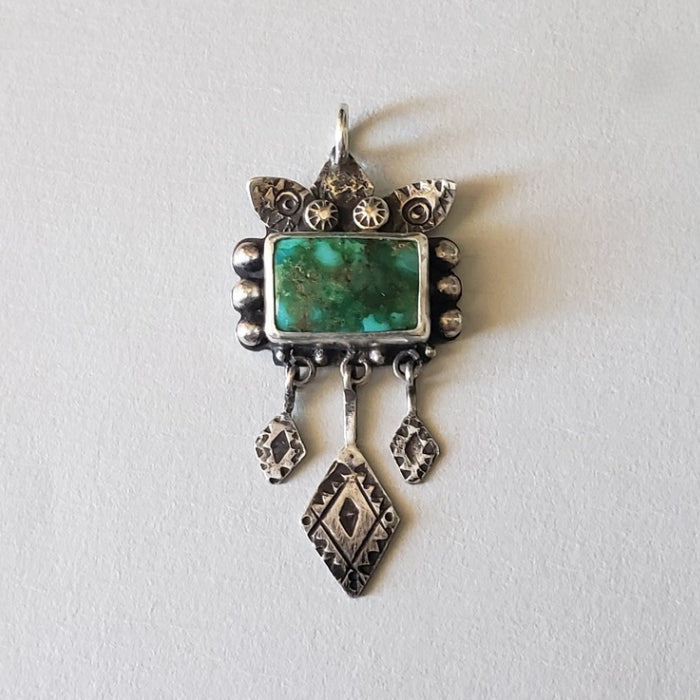 Juniper Breeze turquoise pendant