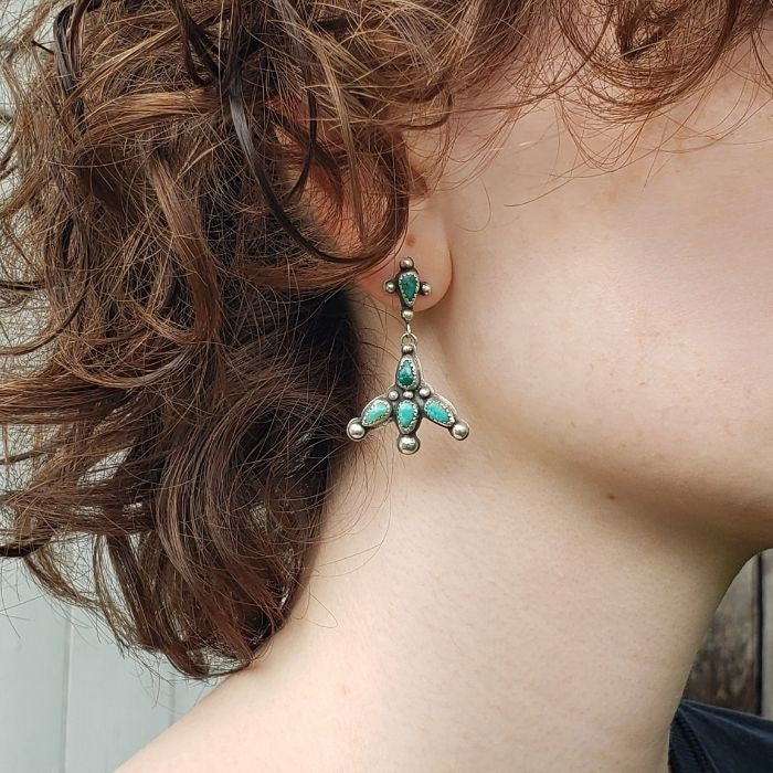 Turquoise drop earrings