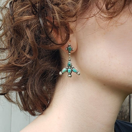 Turquoise drop earrings