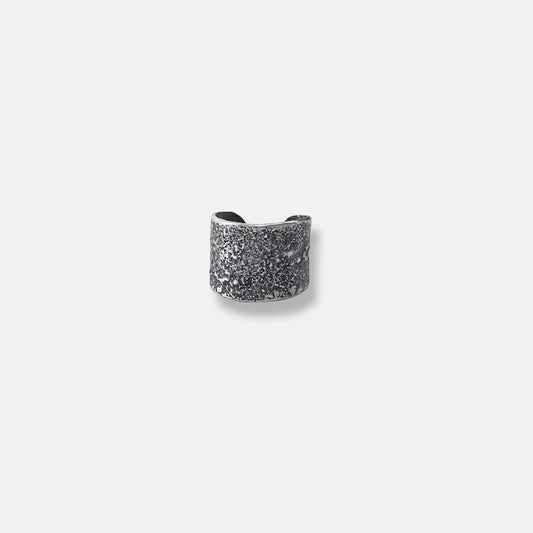 Wide sterling ear cuff earring