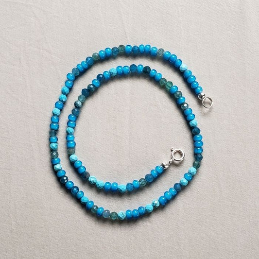Turquoise beaded necklace