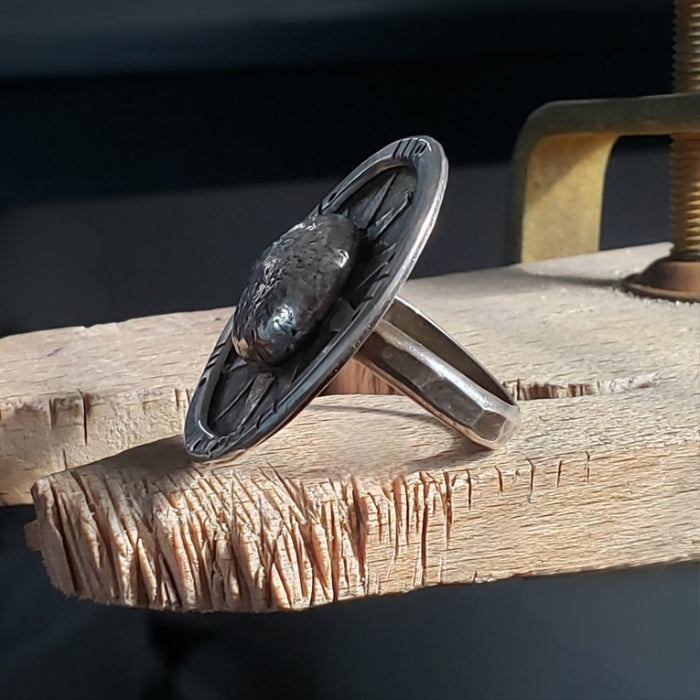 Soul de sol - silver sun ring