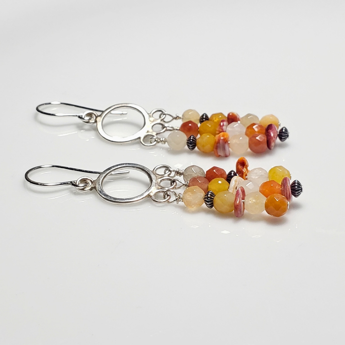 Sedona sunset beaded earrings
