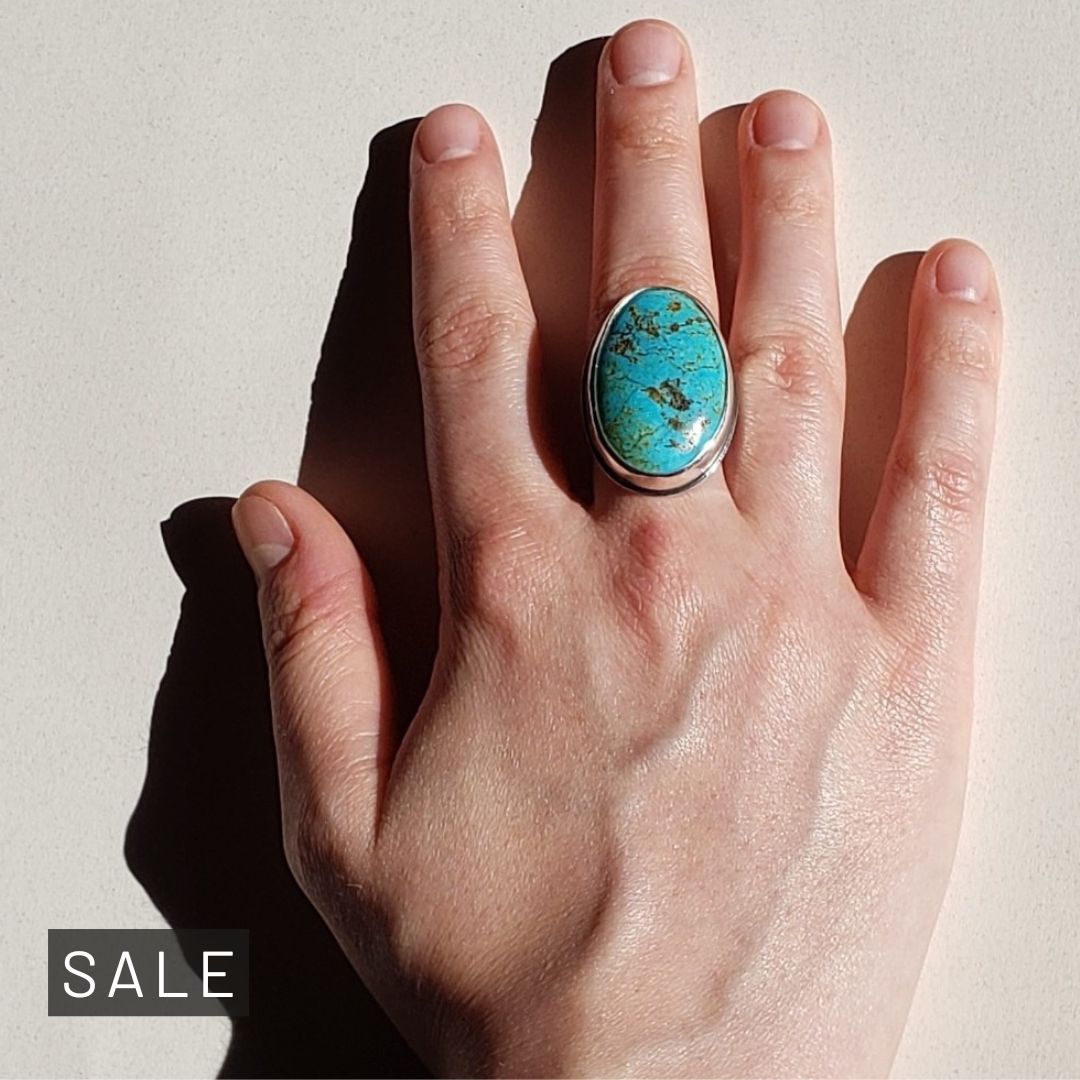 Large turquoise ring