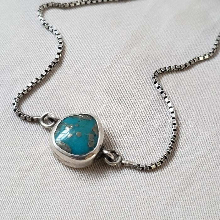 Turquoise chain bracelet