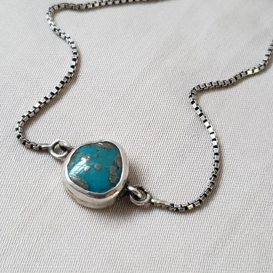 Turquoise chain bracelet