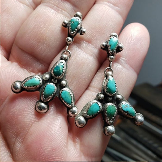 Turquoise drop earrings