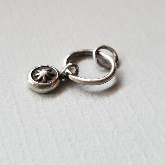 Silver berry charm