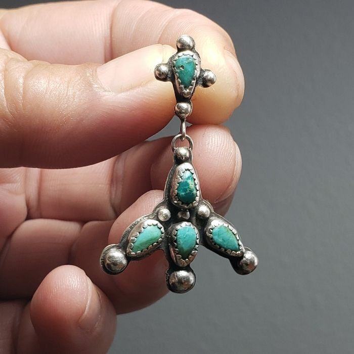 Turquoise drop earrings